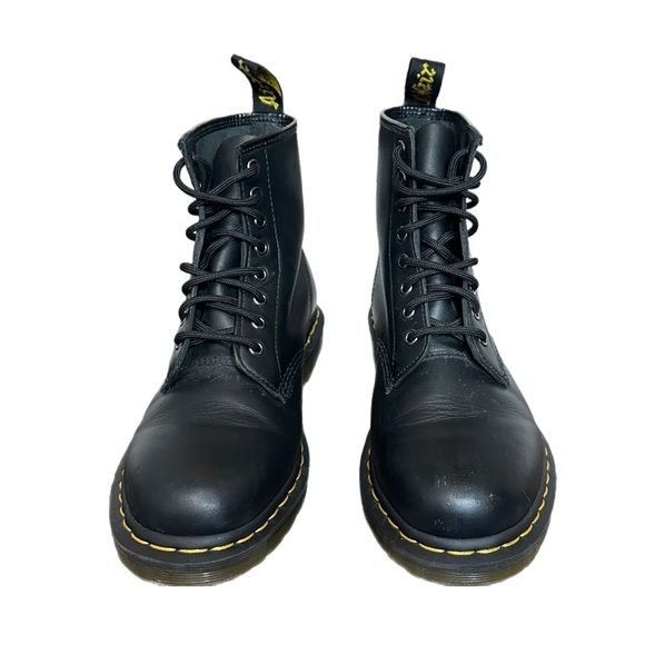 Dr. Martens 1460 Smooth Leather Lace Up Boots Black Unisex Size 8M / 9W - Picture 5 of 12